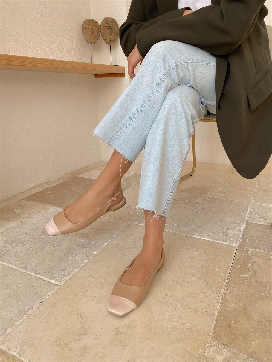 Ruffle Nude   Saten   Babet