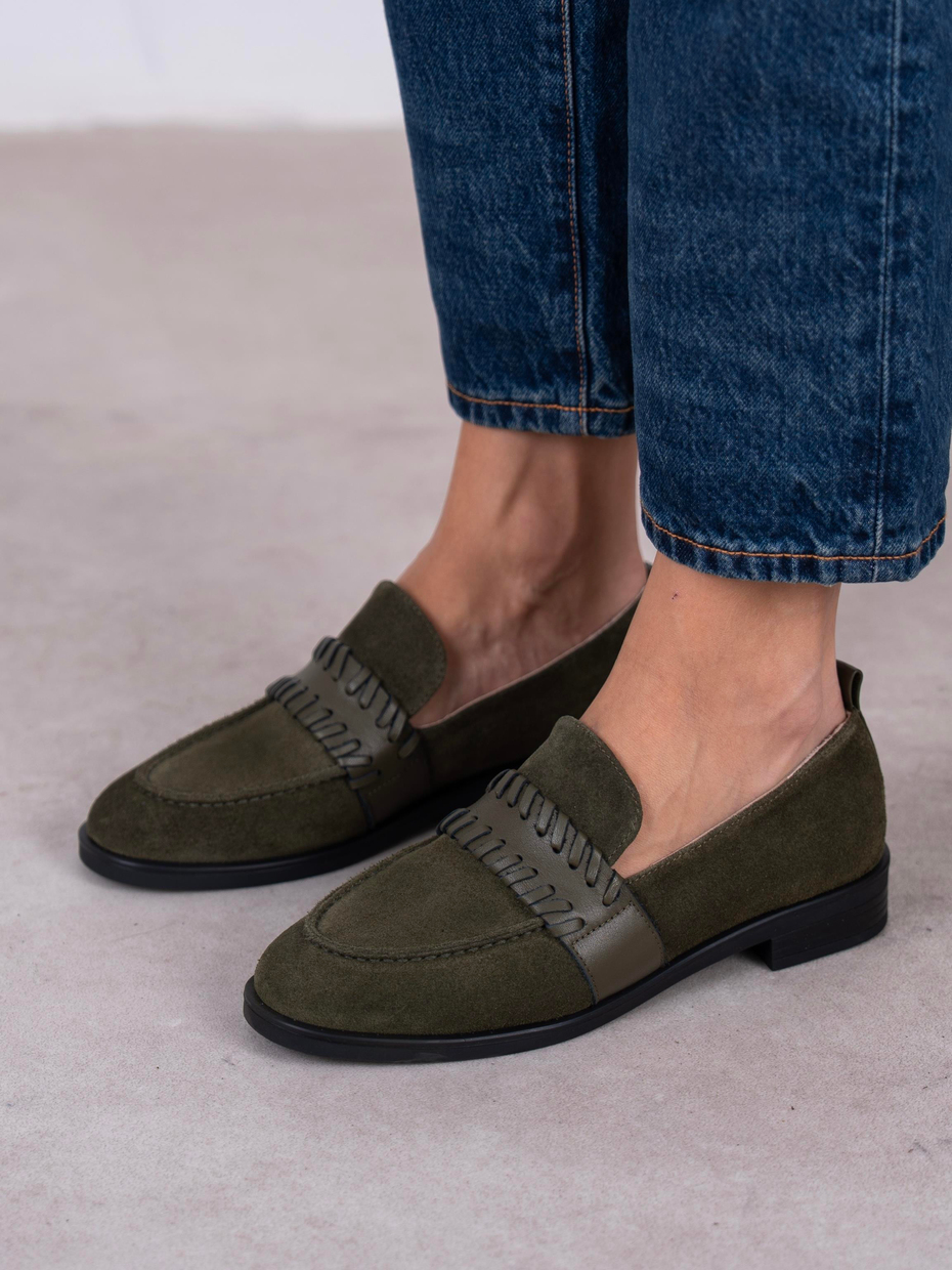 Rynor Haki Süet Hakiki Deri Kadın MAKOSEN