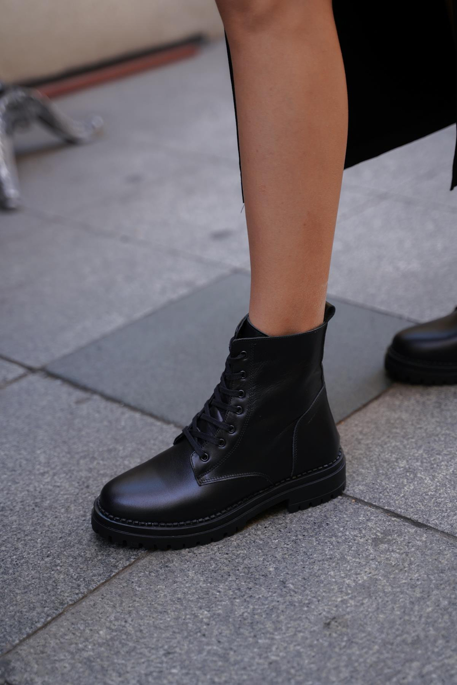 Sandro Siyah   Hakiki Deri   Postal