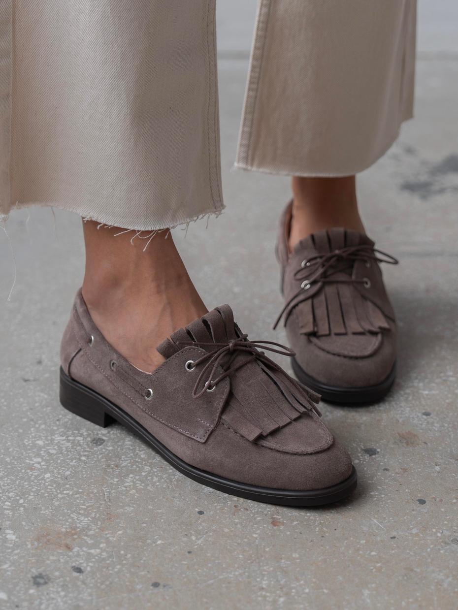 Soren Vizon Süet Hakiki Deri Kadın MAKOSEN