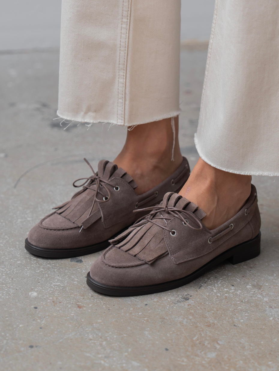 Soren Vizon Süet Hakiki Deri Kadın MAKOSEN