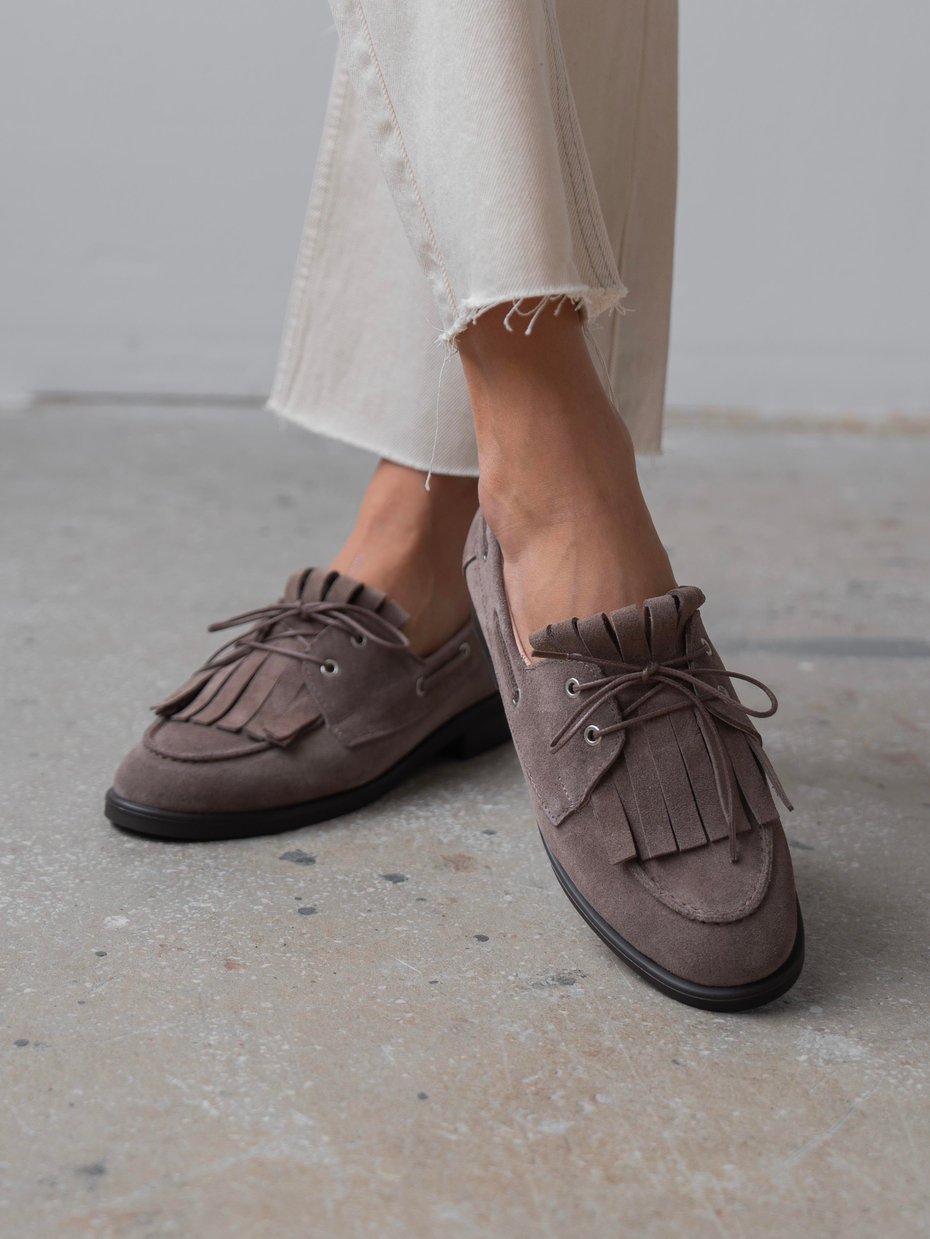 Soren Vizon Süet Hakiki Deri Kadın MAKOSEN