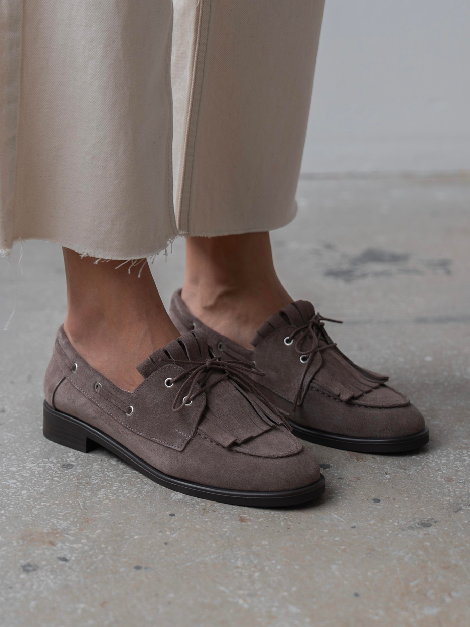 Soren Vizon Süet Hakiki Deri Kadın MAKOSEN