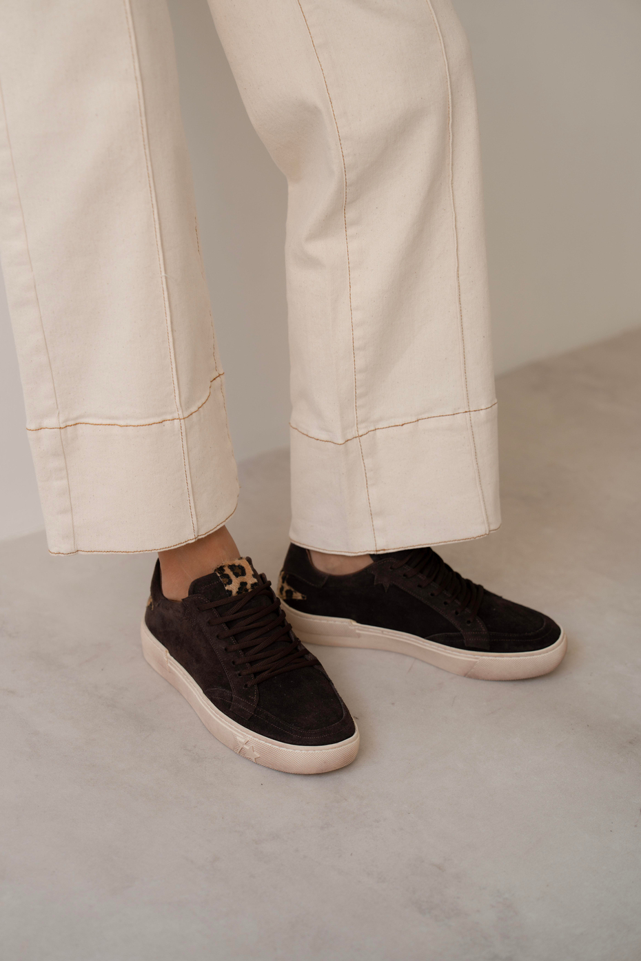 Stay Kahve Süet Hakiki Deri  Spor Ayakkabi