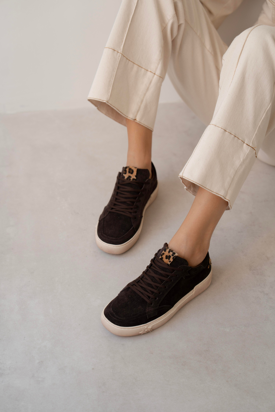 Stay Kahve Süet Hakiki Deri  Spor Ayakkabi