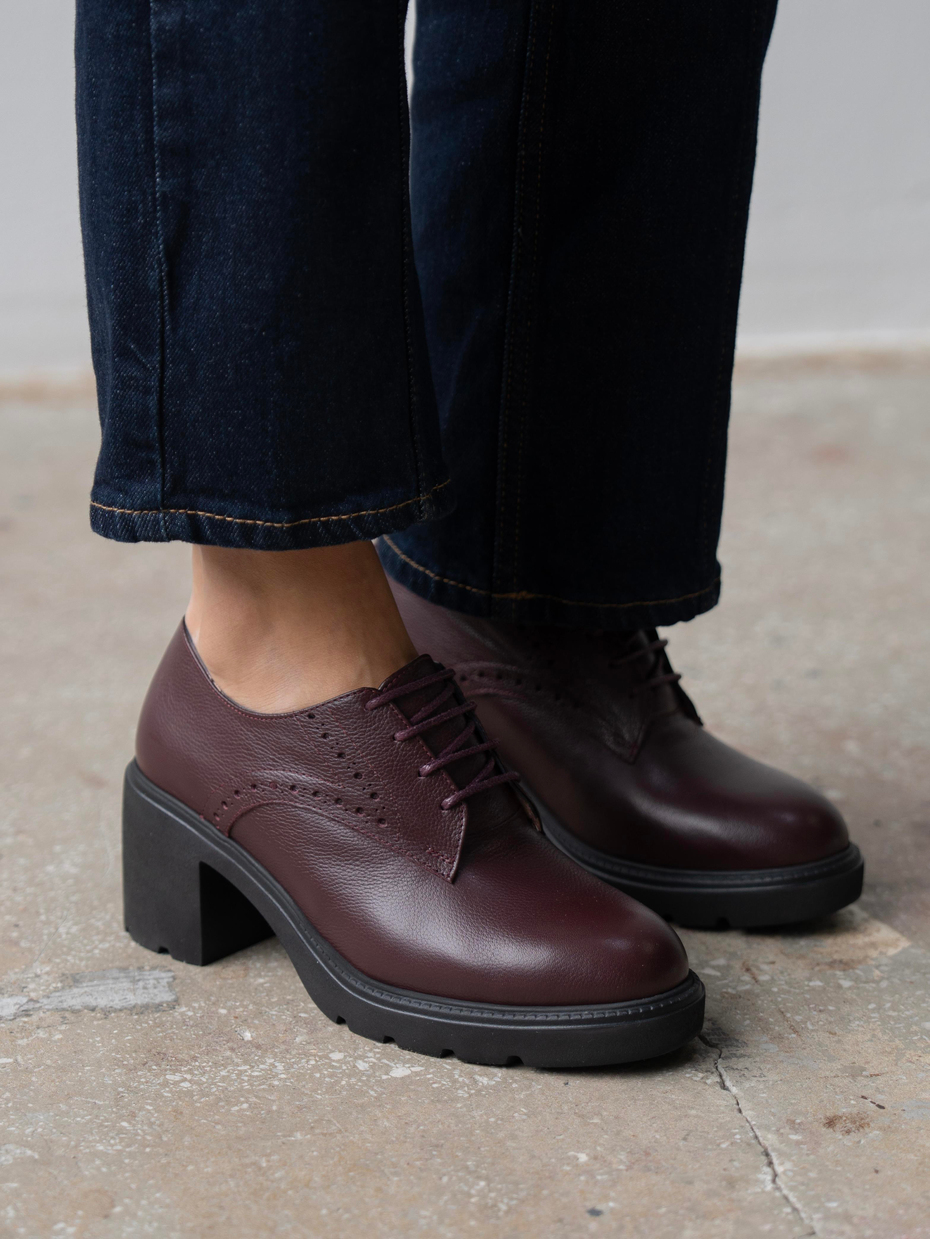 Svor Bordo Hakiki Deri Kadın MAKOSEN