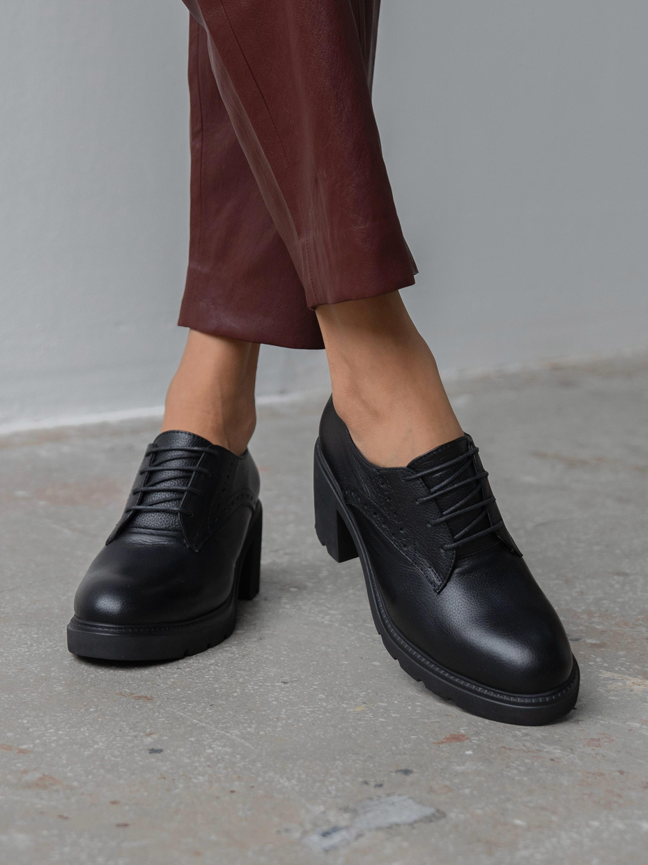 Svor Siyah Hakiki Deri Kadın MAKOSEN