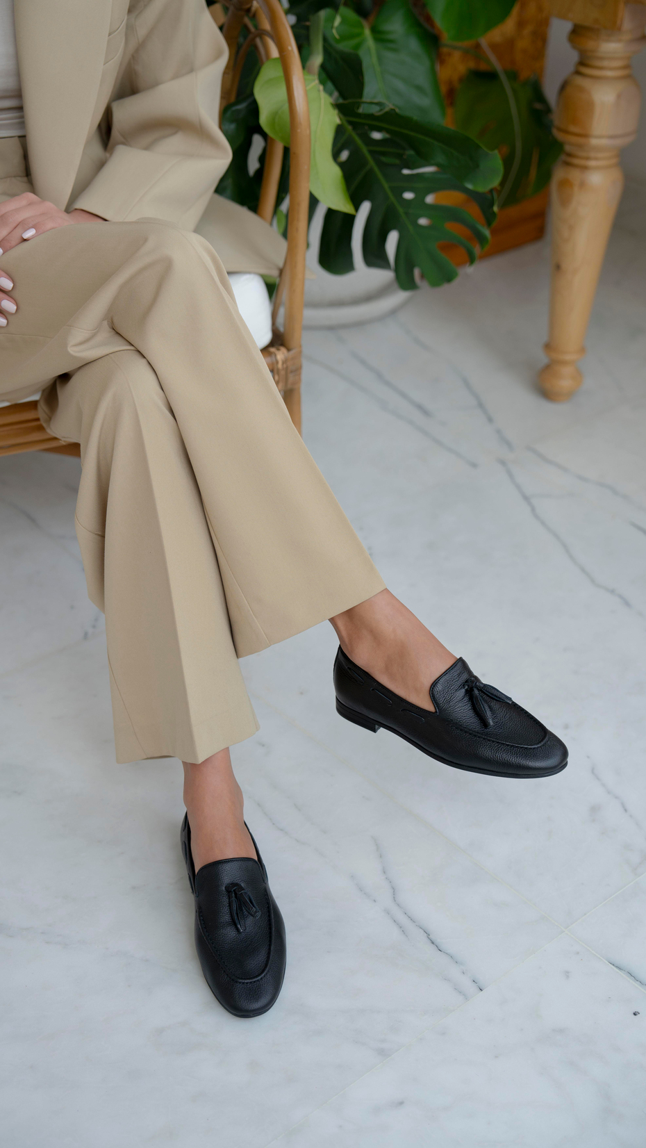 Toscano Siyah   Hakiki Deri   Makosen Ayakkabı