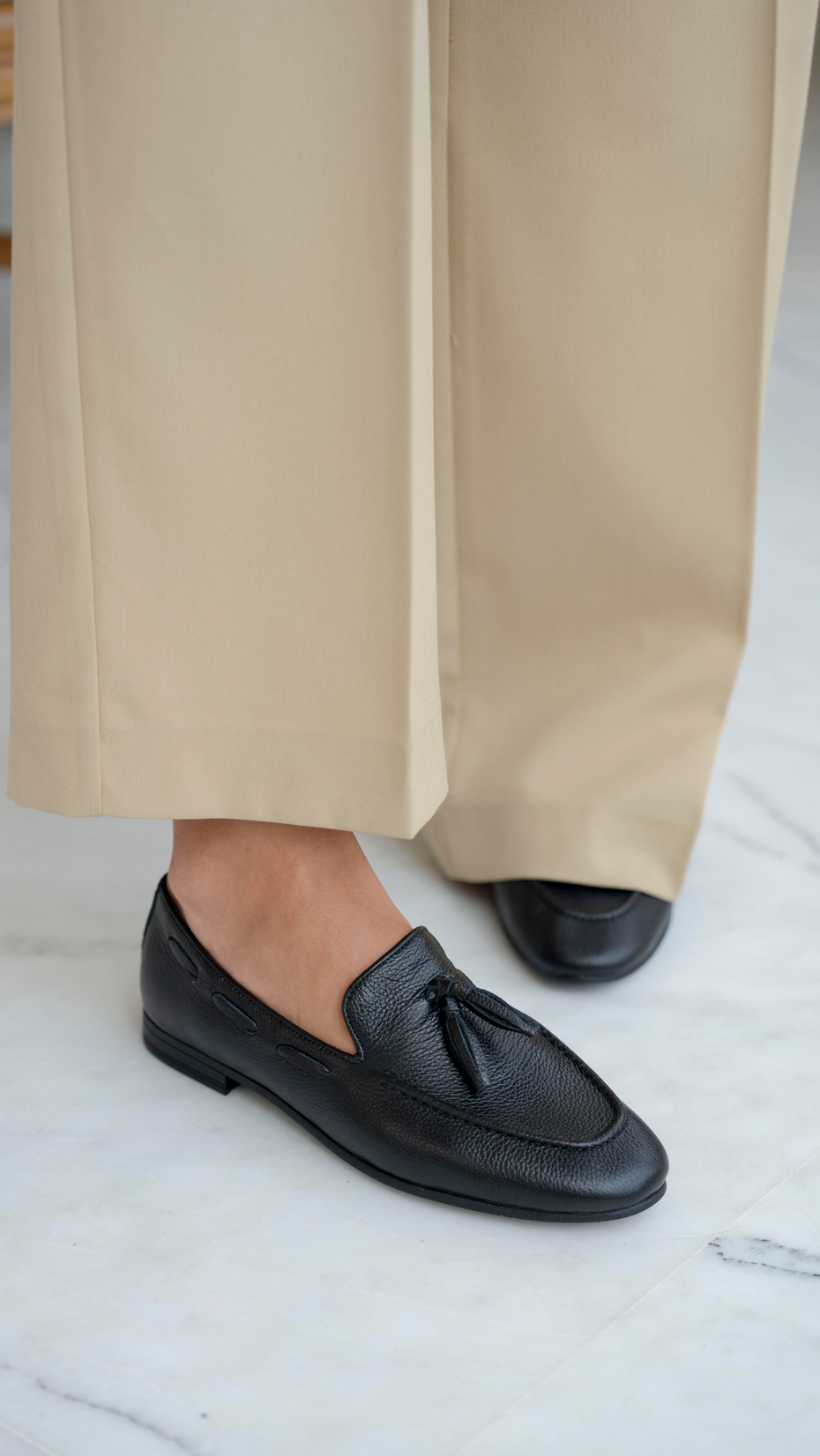 Toscano Siyah   Hakiki Deri   Makosen Ayakkabı