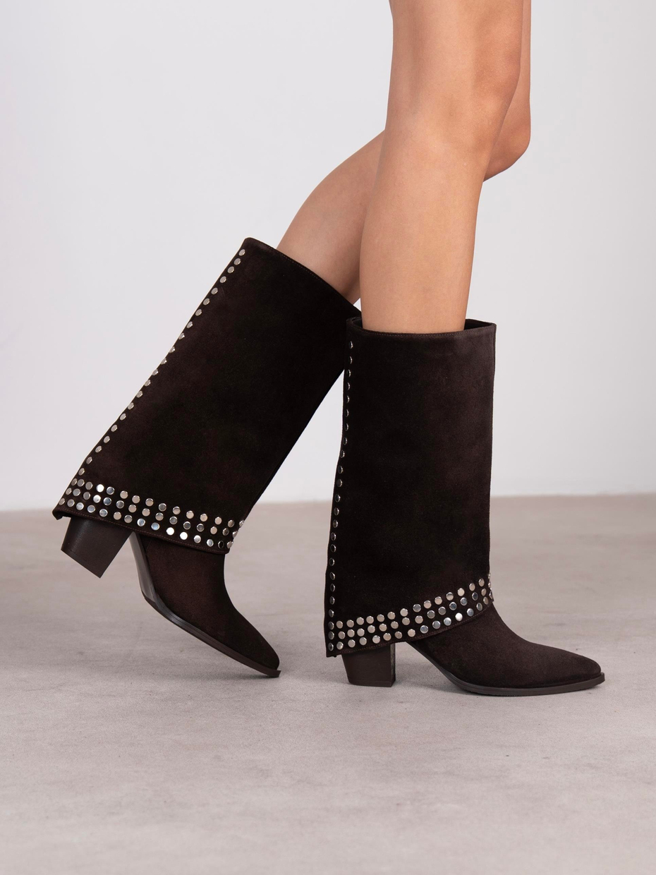 Vanora Kahve Süet Troklu Hakiki Deri Kadın Bot