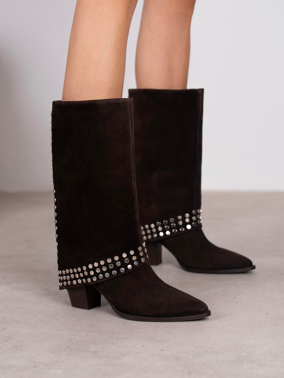 Vanora Kahve Süet Troklu Hakiki Deri Kadın Bot