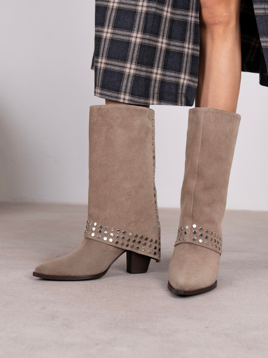 Vanora Vizon Süet Troklu Hakiki Deri Kadın Bot