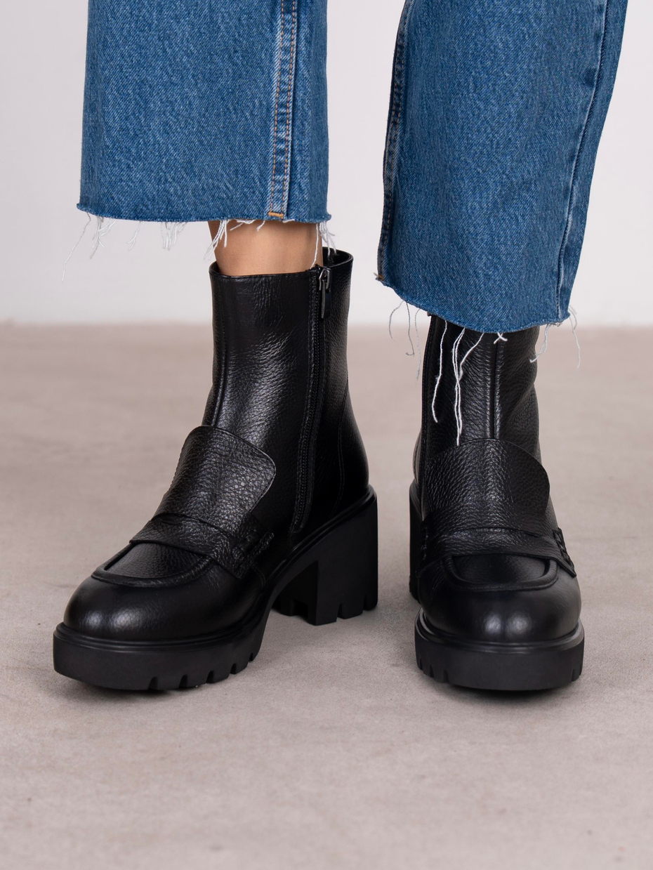 Vanya Siyah Hakiki Deri Kadın Bot