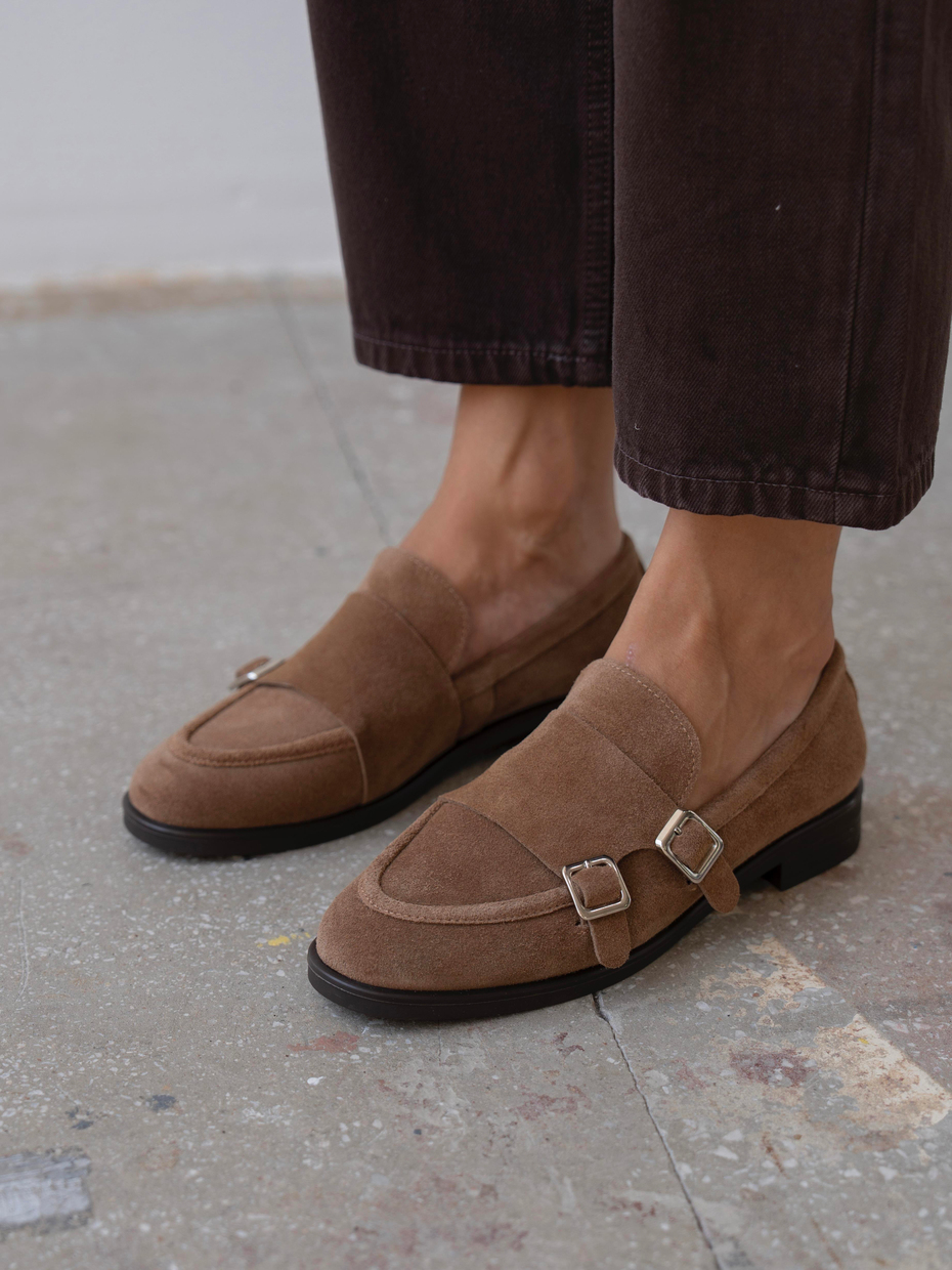 Vely Camel Süet Hakiki Deri Kadın