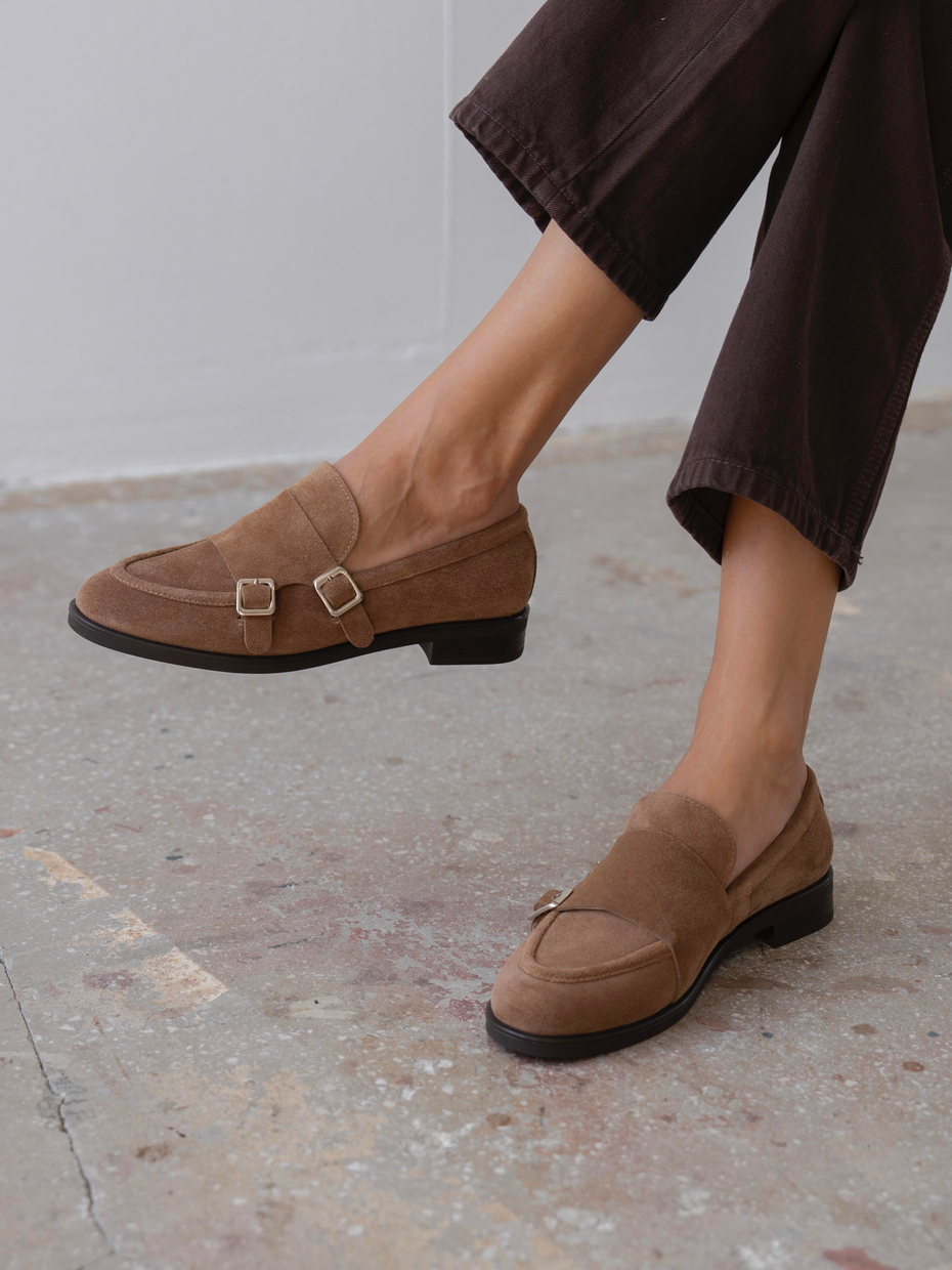 Vely Camel Süet Hakiki Deri Kadın