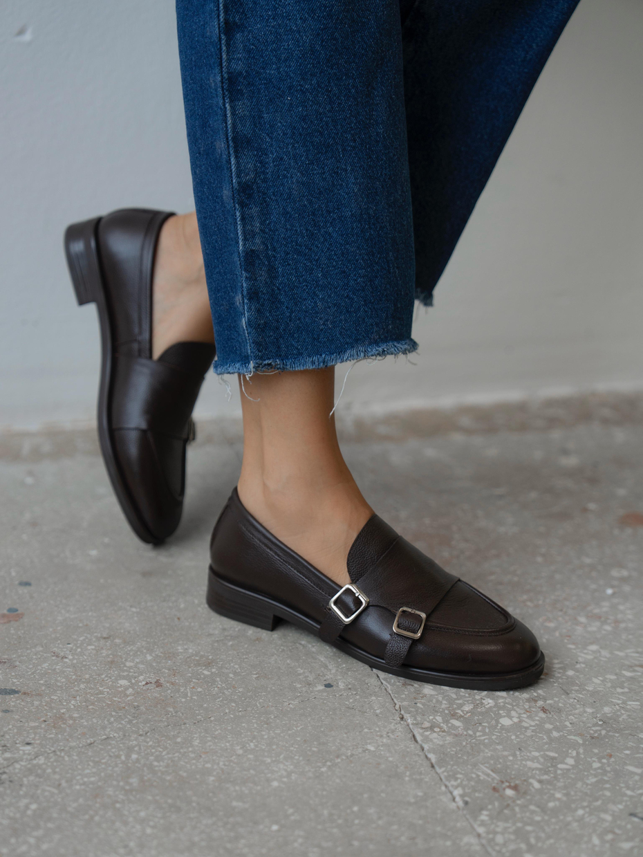 Vely Kahve Hakiki Deri Kadın