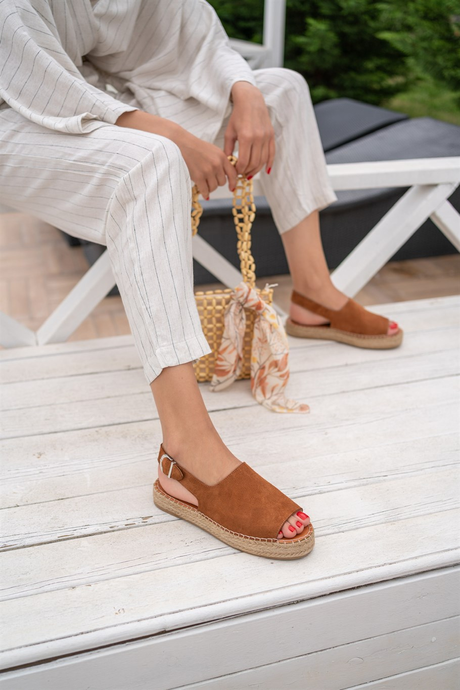 Wanna Taba Süet   Espadril