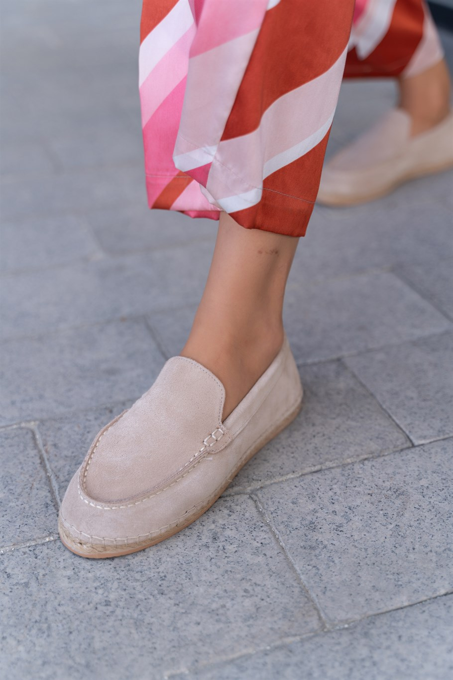 Weston Bej Süet   Espadril