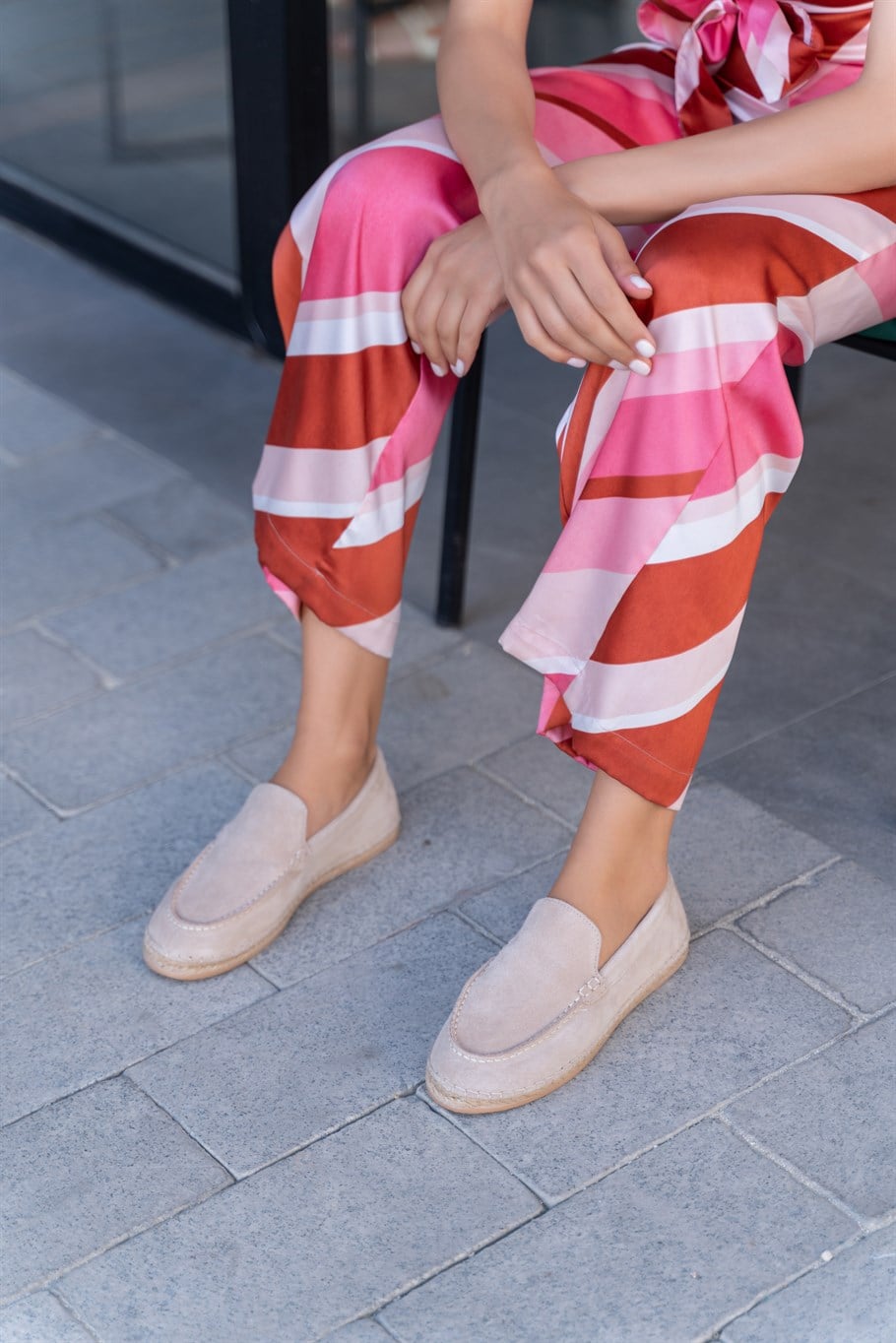 Weston Bej Süet   Espadril