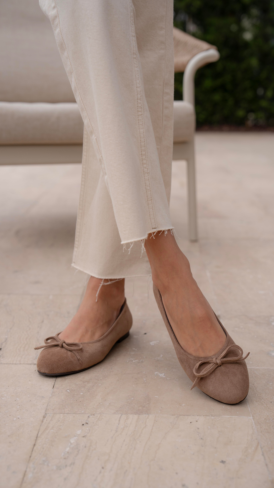 Zerbi Camel Süet   Hakiki Deri   Babet