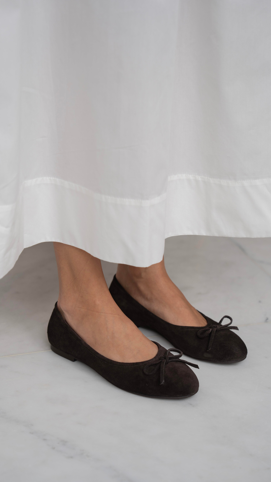 Zerbi Kahve Süet   Hakiki Deri   Babet