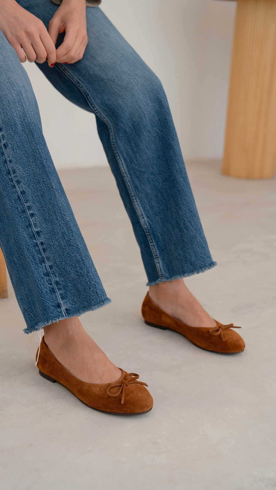 Zerbi Taba Süet   Hakiki Deri   Babet