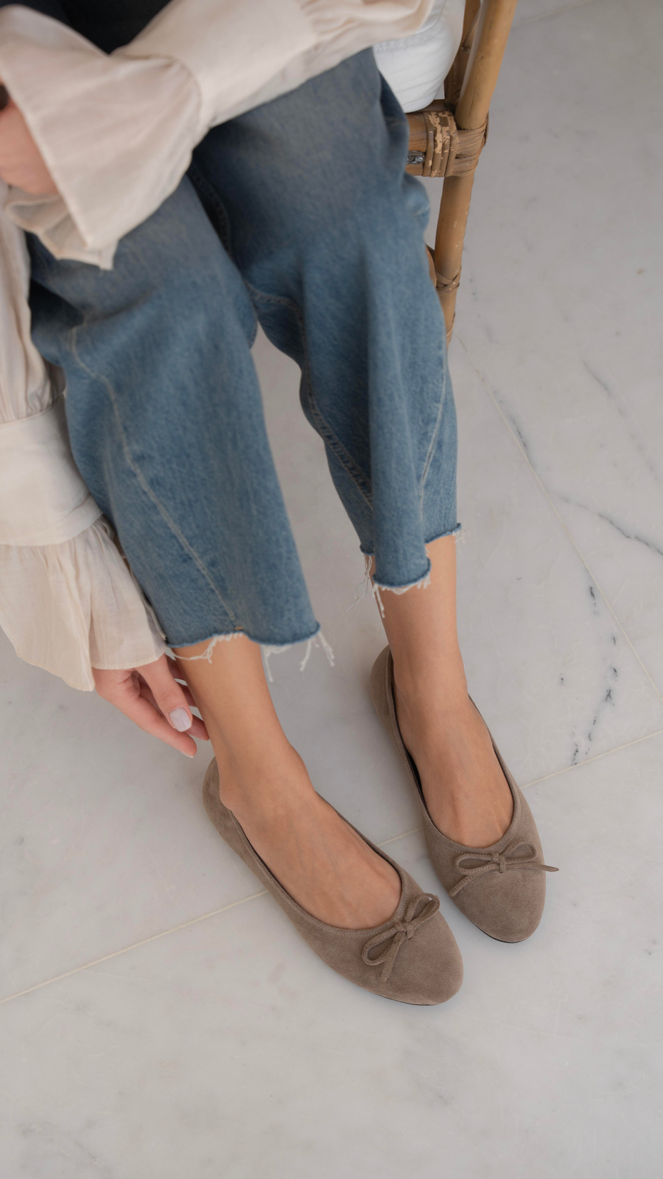 Zerbi Vizon Süet   Hakiki Deri   Babet