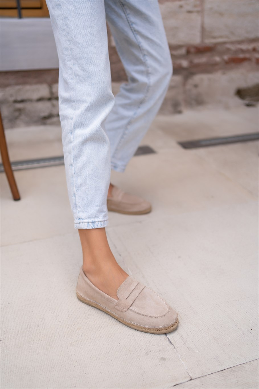 Zily Bej Süet   Espadril