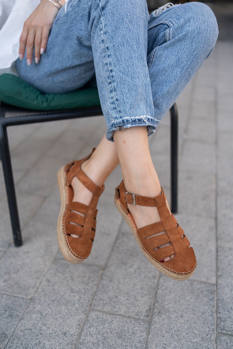 Zoe Taba Süet   Espadril