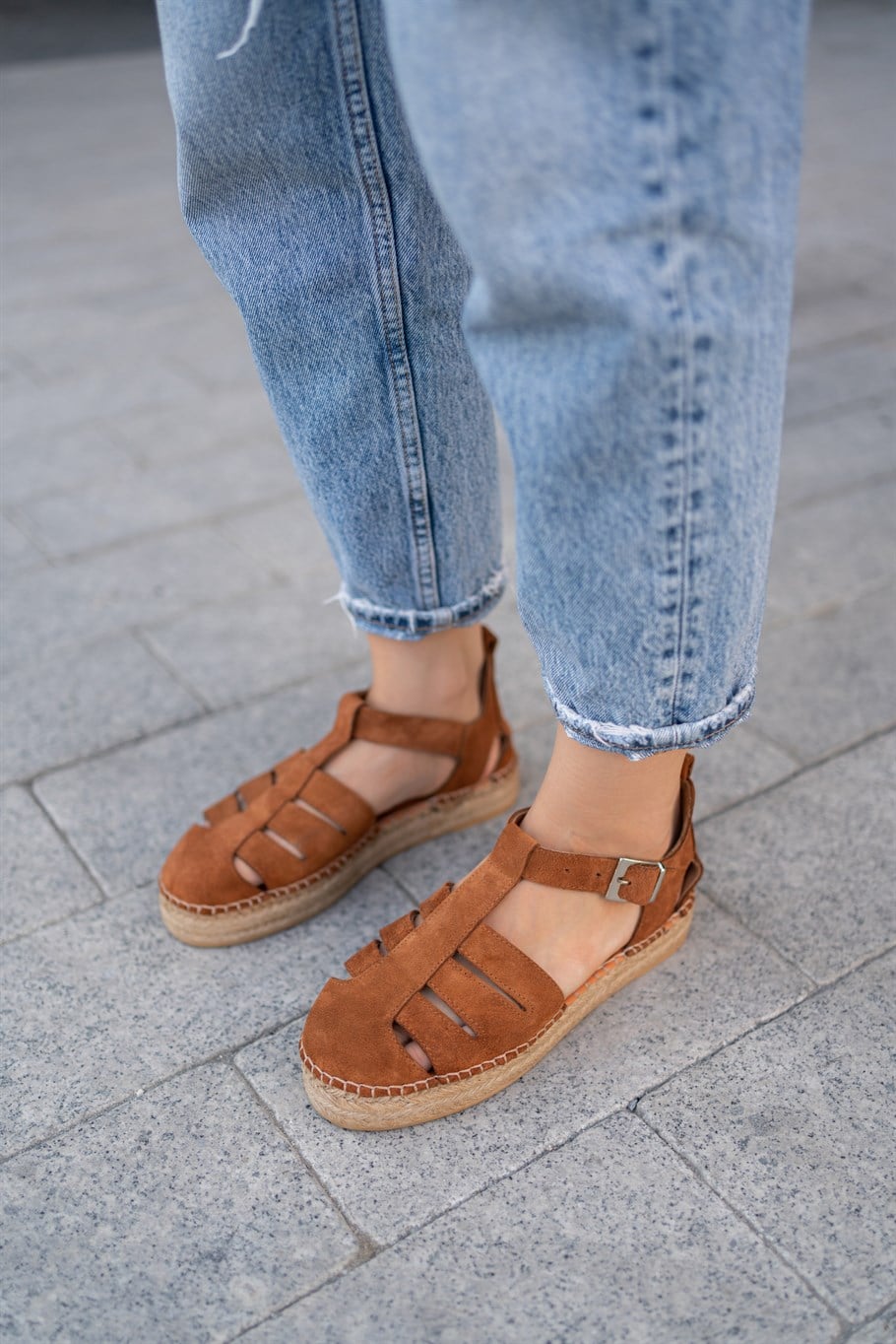 Zoe Taba Süet   Espadril
