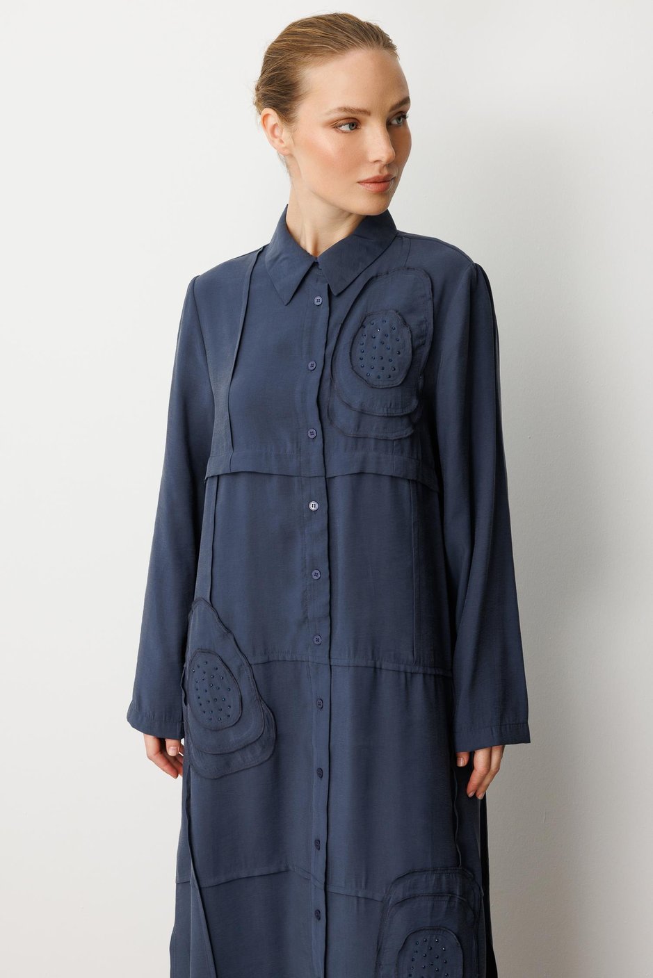 Model (90% Natural Content) Ferace Garni Handcrafted Timeless Pattern Processing /Cap-Laci