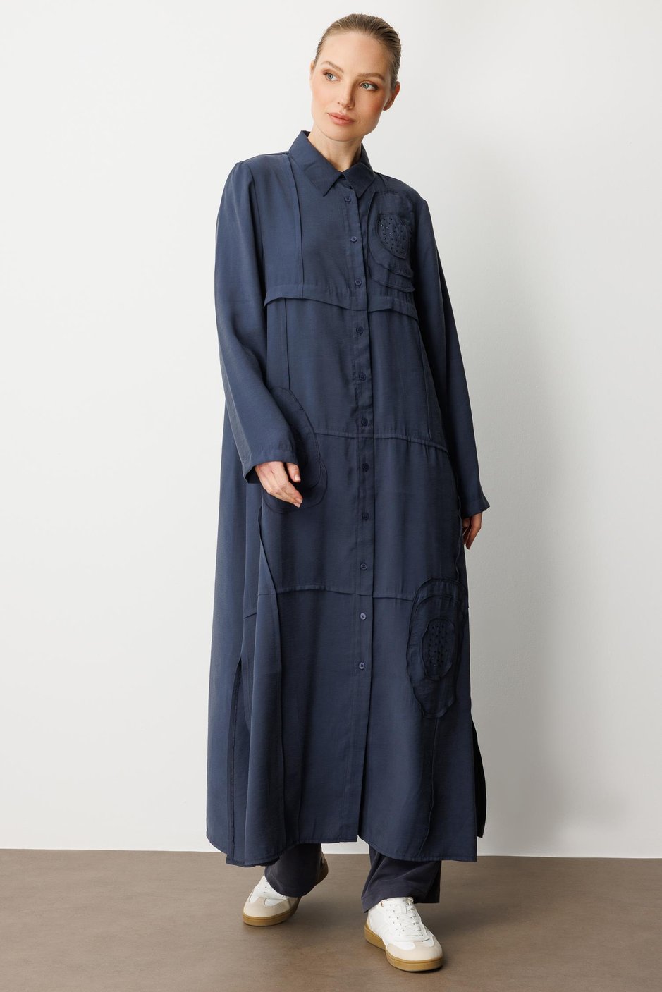 Model (90% Natural Content) Ferace Garni Handcrafted Timeless Pattern Processing /Cap-Laci