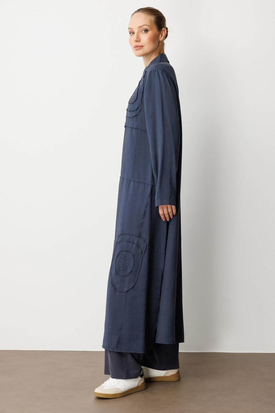 Model (90% Natural Content) Ferace Garni Handcrafted Timeless Pattern Processing /Cap-Laci