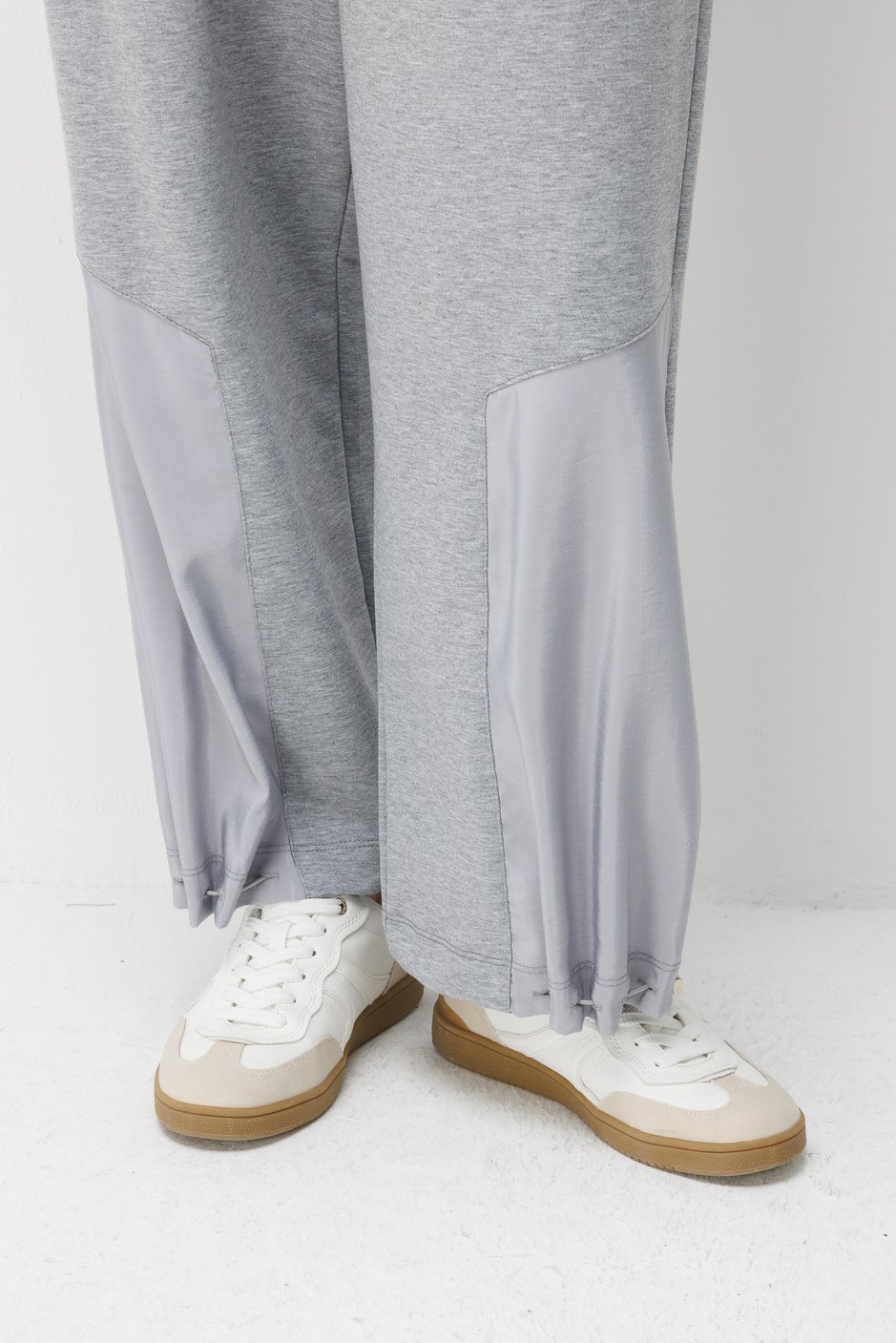 Duo Panel Detaylı Spor Pantolon-MELANJ