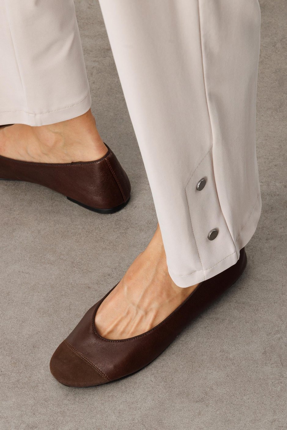 Soft Örme Miccell (%55 doğal) İçerik Dokuma Ön Garni Pantalon Kombin Takım-Taş