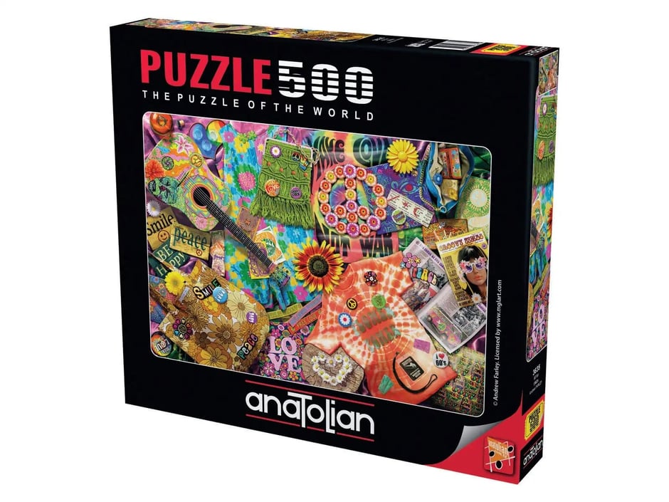 60 lar   - 500 Parça Puzzle - 3635