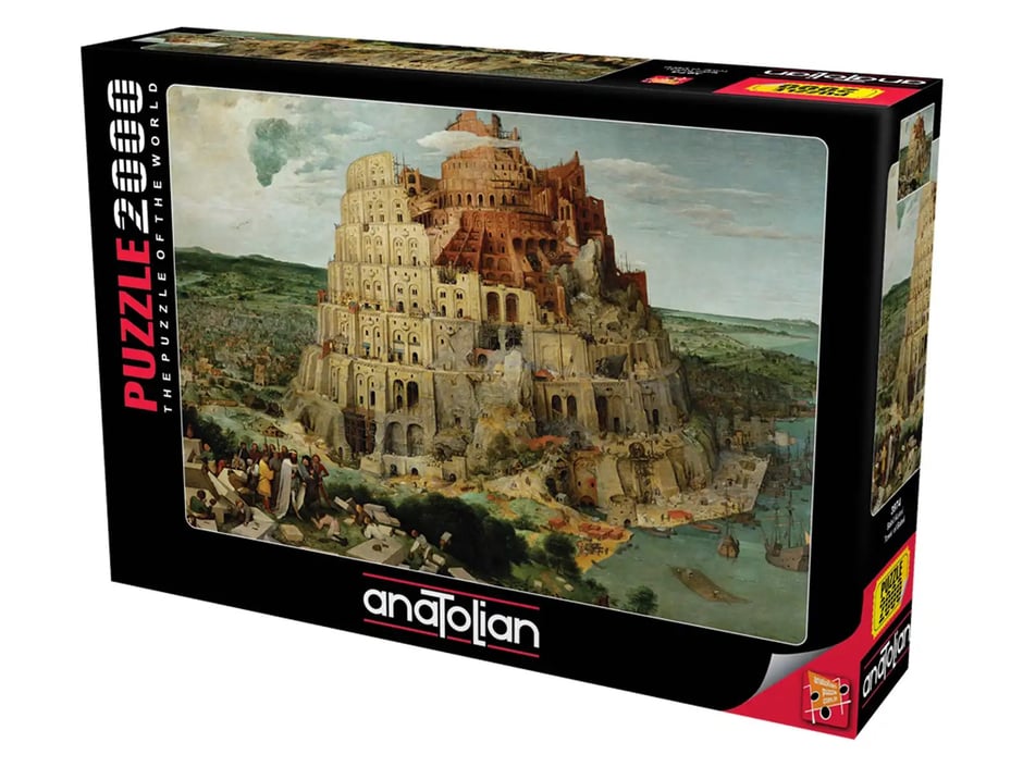 Babil Kulesi - 2000 Parça Puzzle - 3974