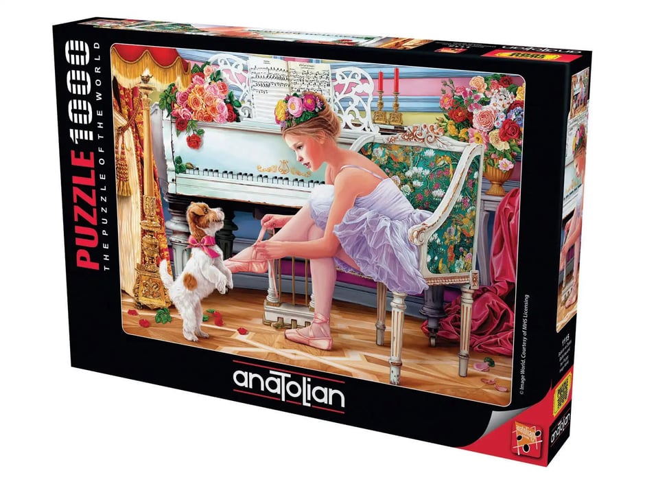 Balerin ve Dostu  - 1000 Parça Puzzle - 1115