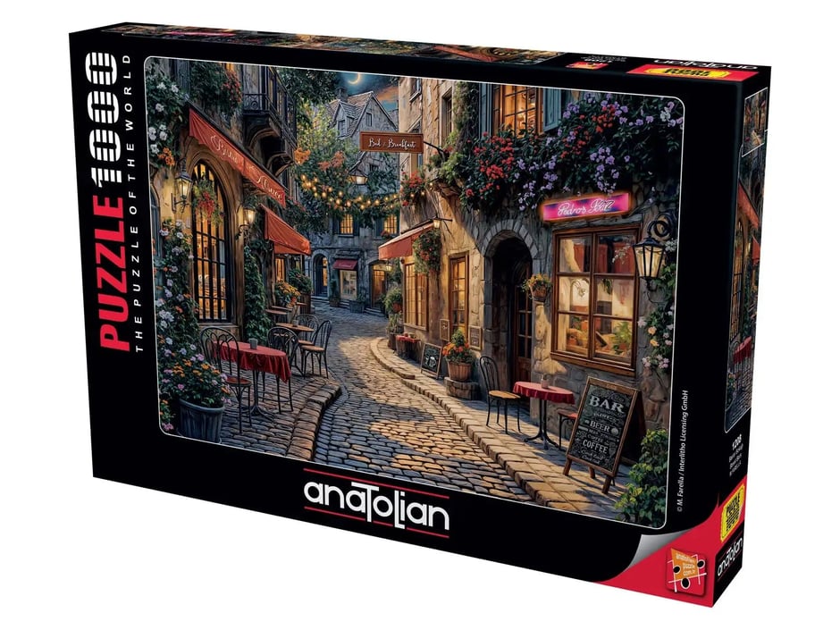 Barlar Sokağı - 1000 Parça Puzzle - 1208