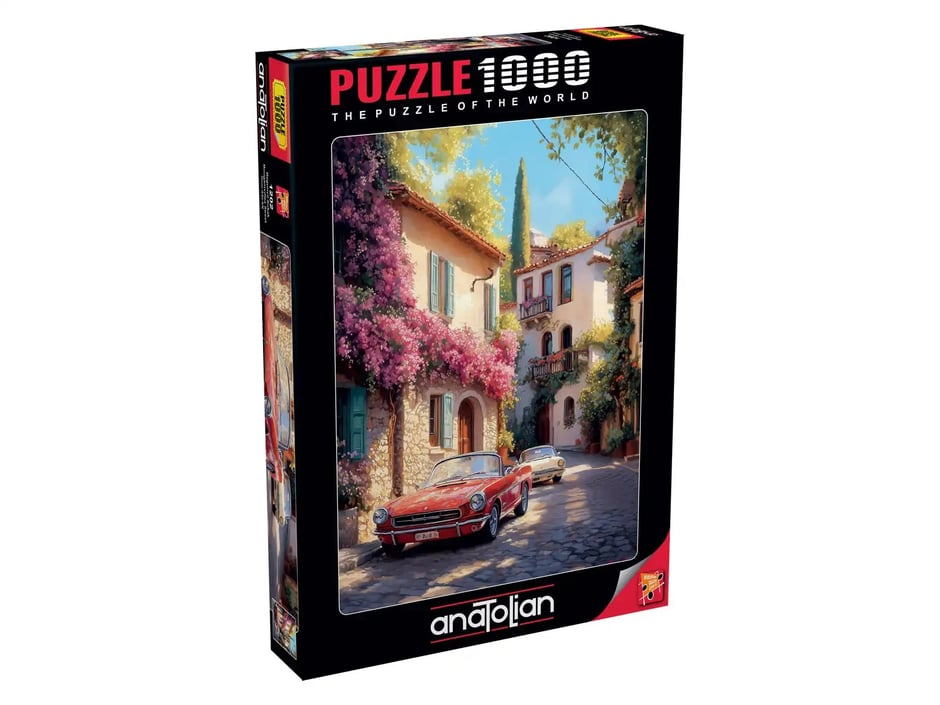 Begonvil Sokak - 1000 Parça Puzzle - 1202