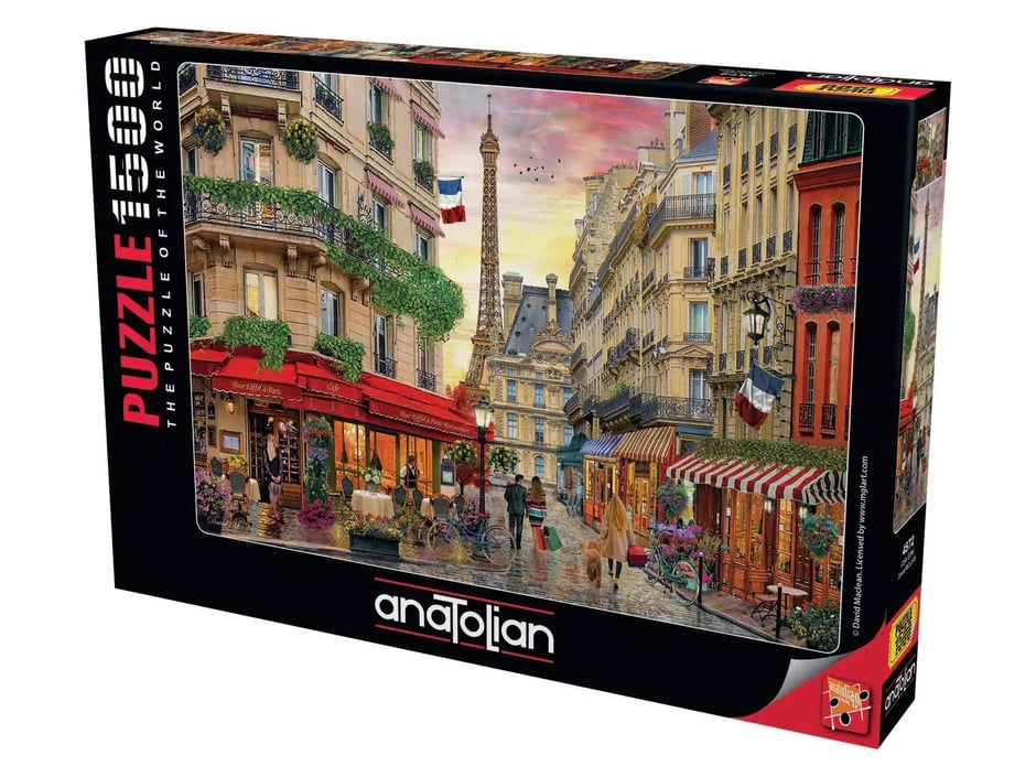 Cafe Eiffel  - 1500 Parça Puzzle - 4572
