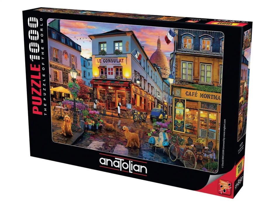 Cafe Montmartre - 1000 Parça Puzzle - 1177