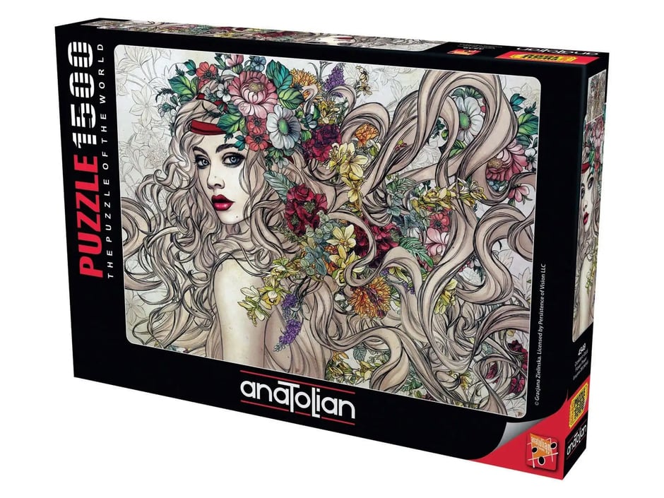Çiçeklerin Gücü  - 1500 Parça Puzzle - 4549