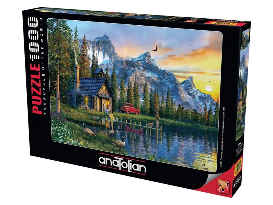 Dağevinde Günbatımı  - 1000 Parça Puzzle - 1024