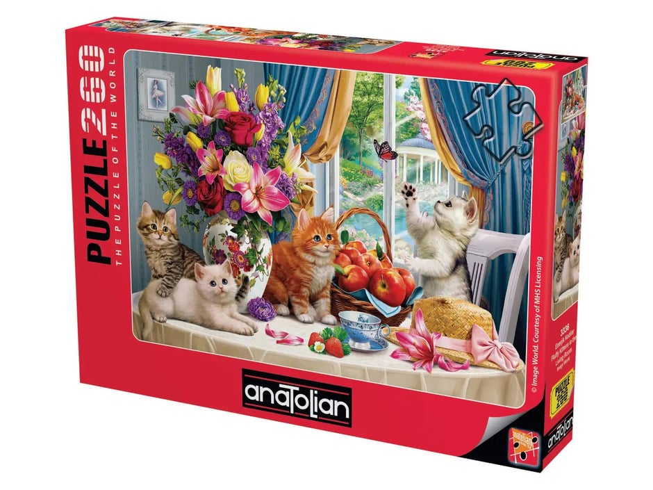 Enerjik Kediler  - 260 Parça Puzzle - 3336