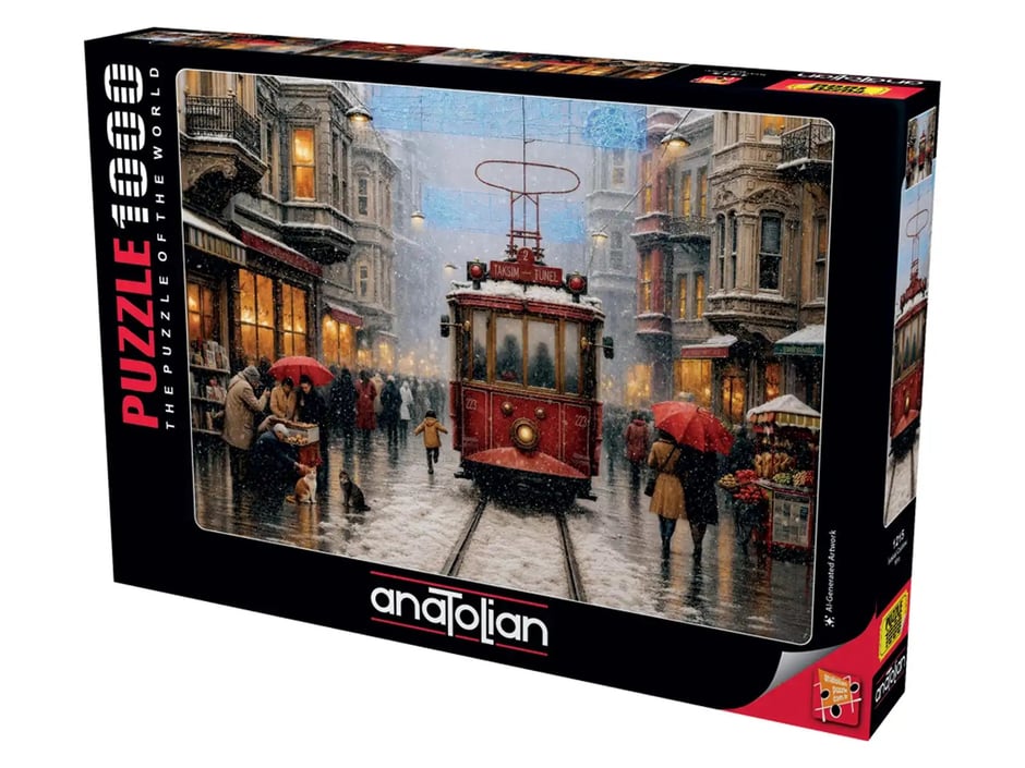 Istiklal Caddesi - 1000 Parça Puzzle - 1215
