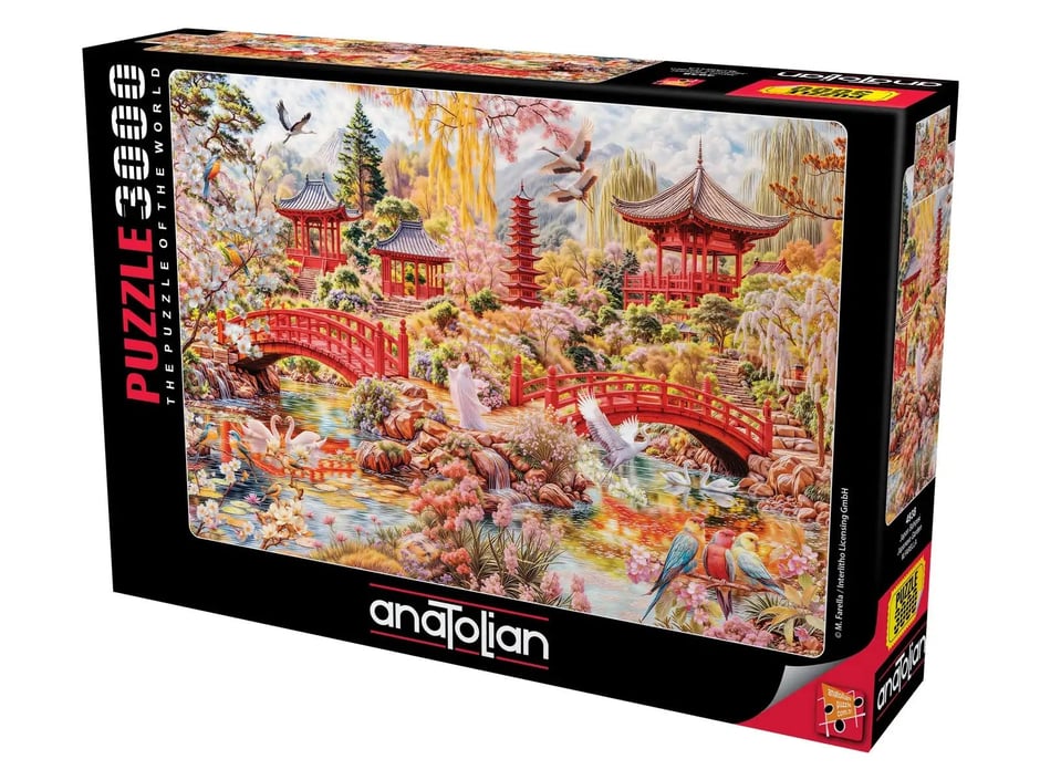Japon Bahçesi - 3000 Parça Puzzle - 4938