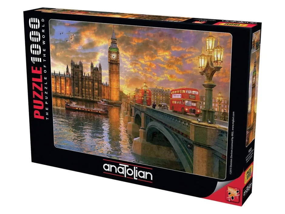 Londra da Günbatımı  - 1000 Parça Puzzle - 1023