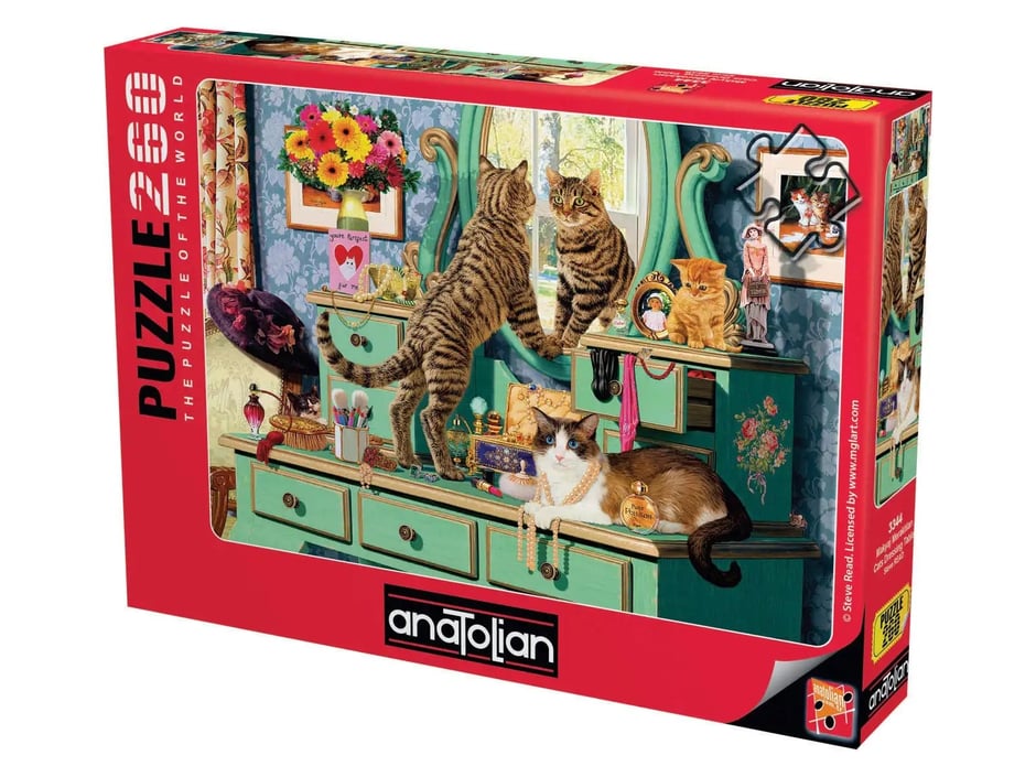 Makyaj Meraklıları  - 260 Parça Puzzle - 3344
