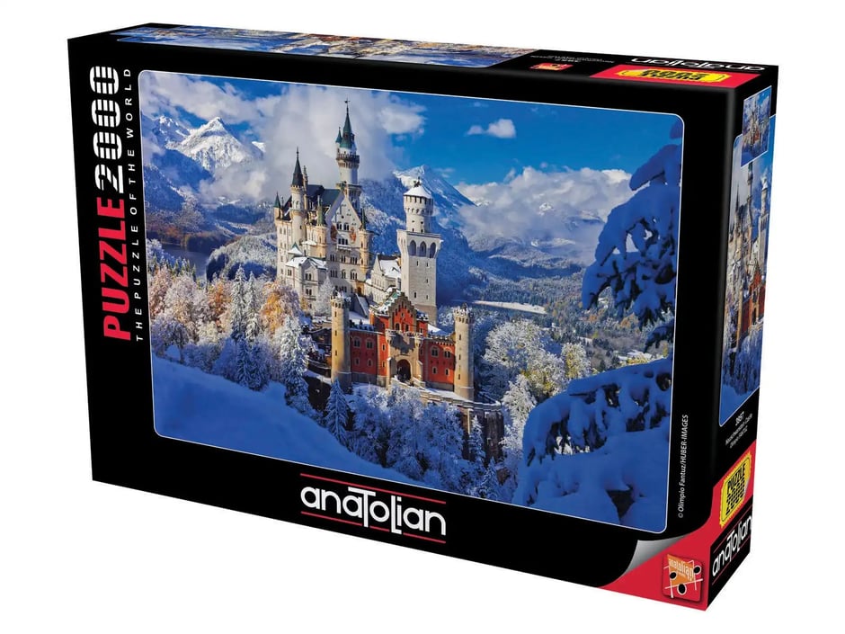 Neuschwanstein Castle - 2000 Parça Puzzle - 3957